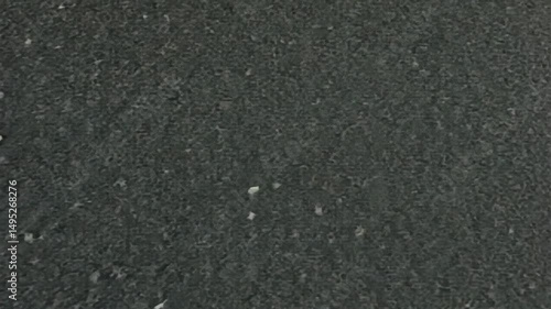 Wallpaper Mural dark asphalt surface with scattered pebbles creates a rough textured ground background Torontodigital.ca