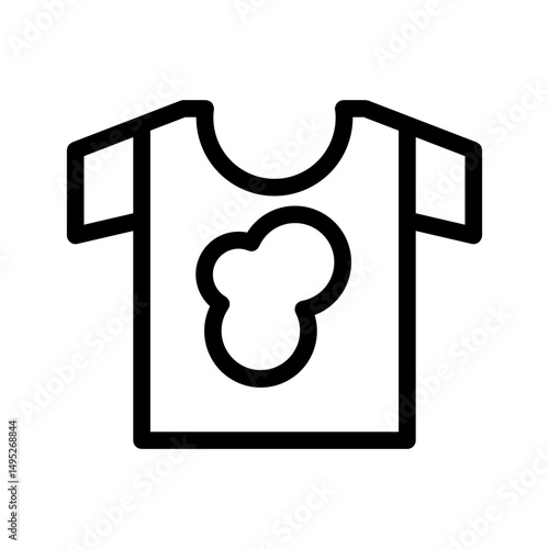 shirt line icon