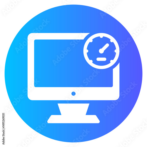 computer gradient icon