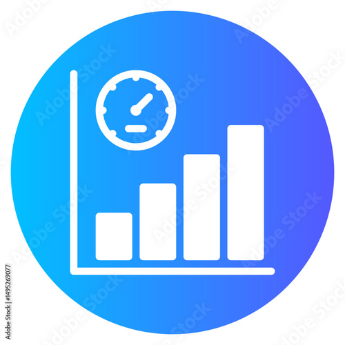 graph gradient icon
