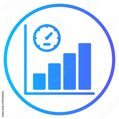 graph gradient icon
