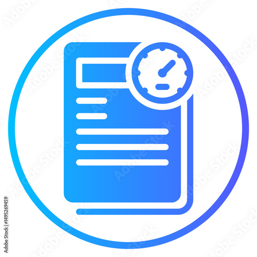 files gradient icon