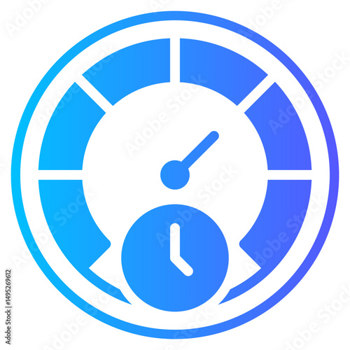 speedometer gradient icon