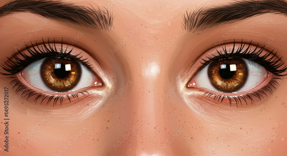 Fototapeta premium brown eyes