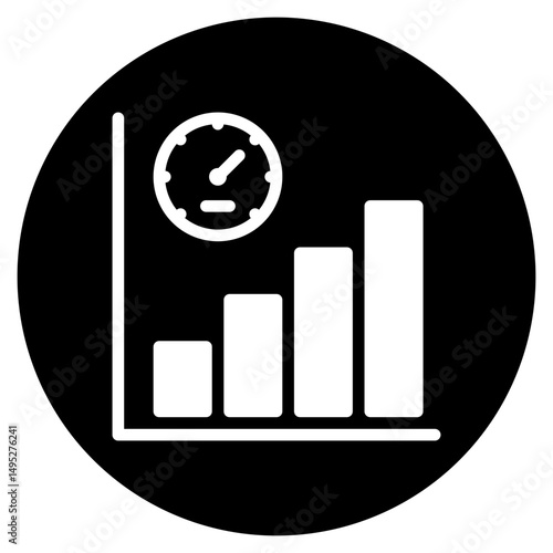 graph glyph icon