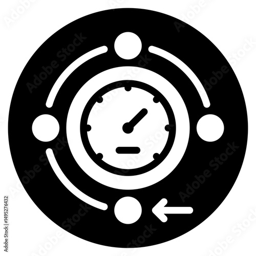 workflow glyph icon