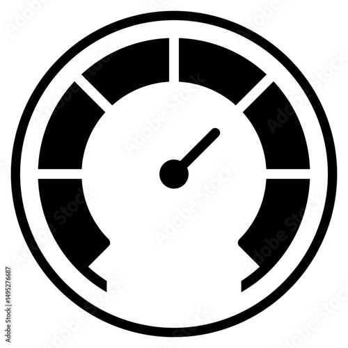performance glyph icon