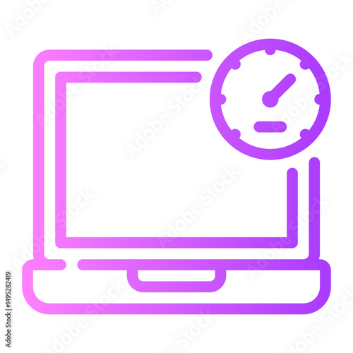 laptop gradient icon
