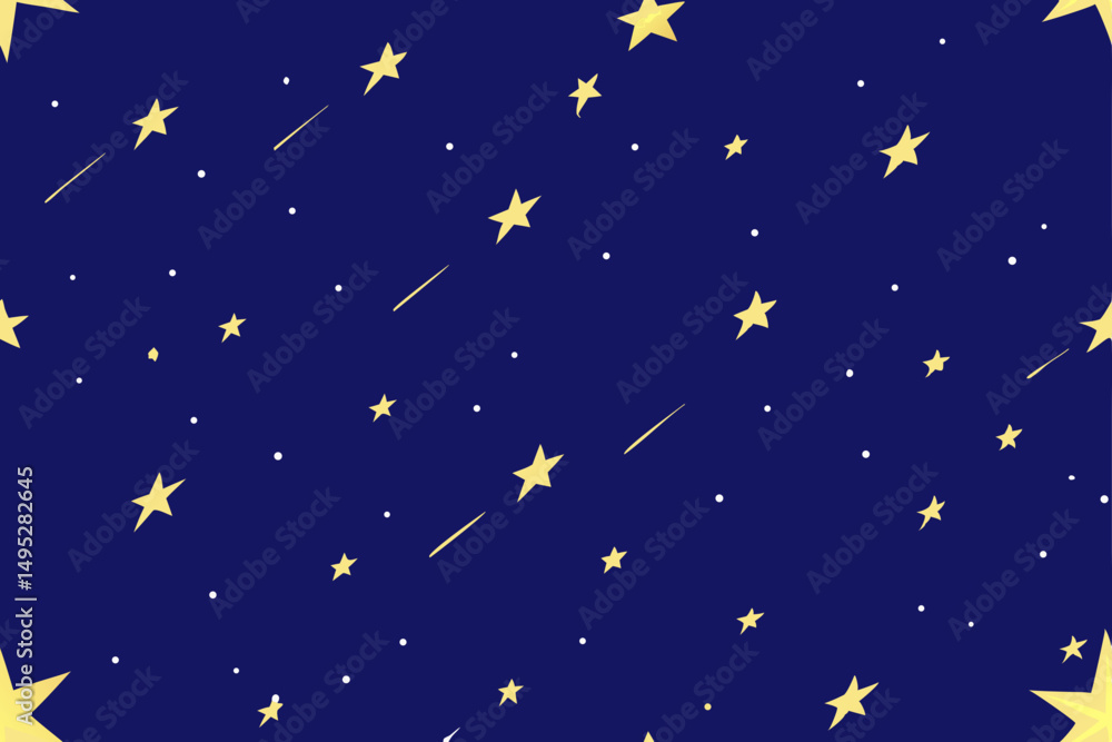 Naklejka premium seamless background with stars