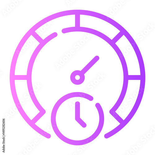 speedometer gradient icon