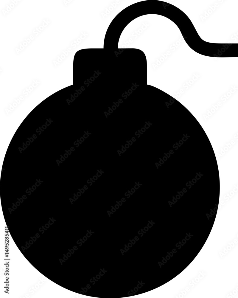 Obraz premium Bomb icon