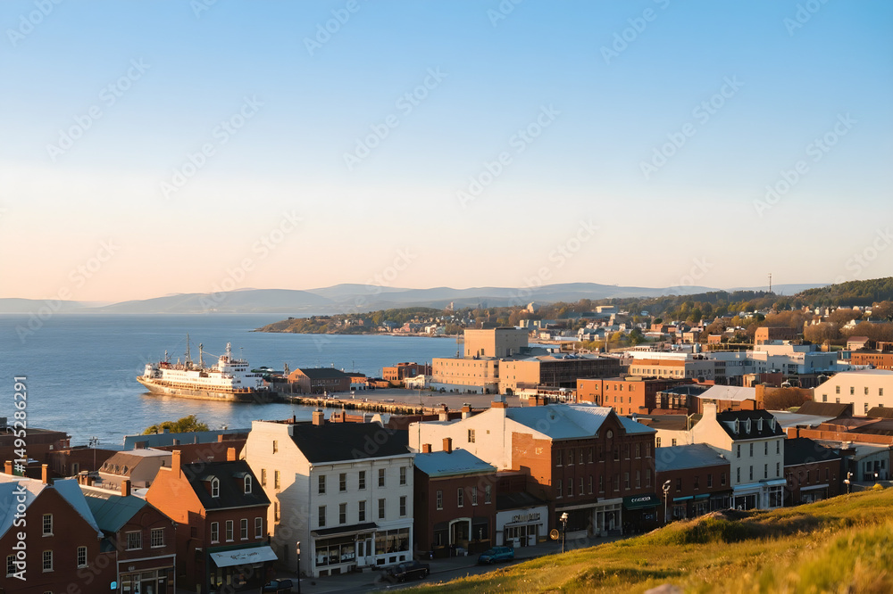 Fototapeta premium view of the old town of kotor