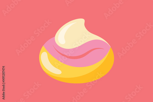 vector illustration of a baby pacifier
