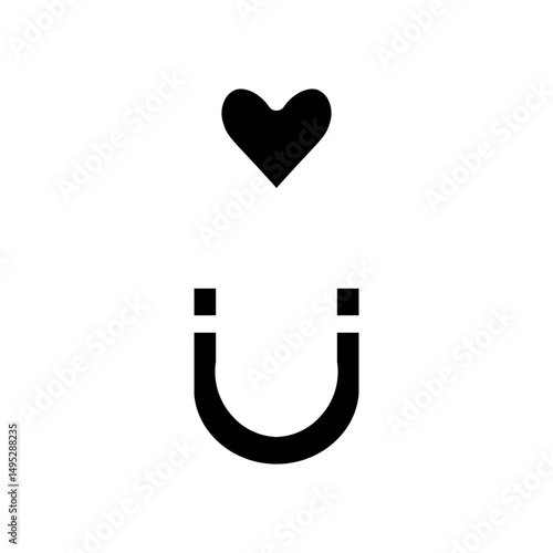 attractive glyph icon