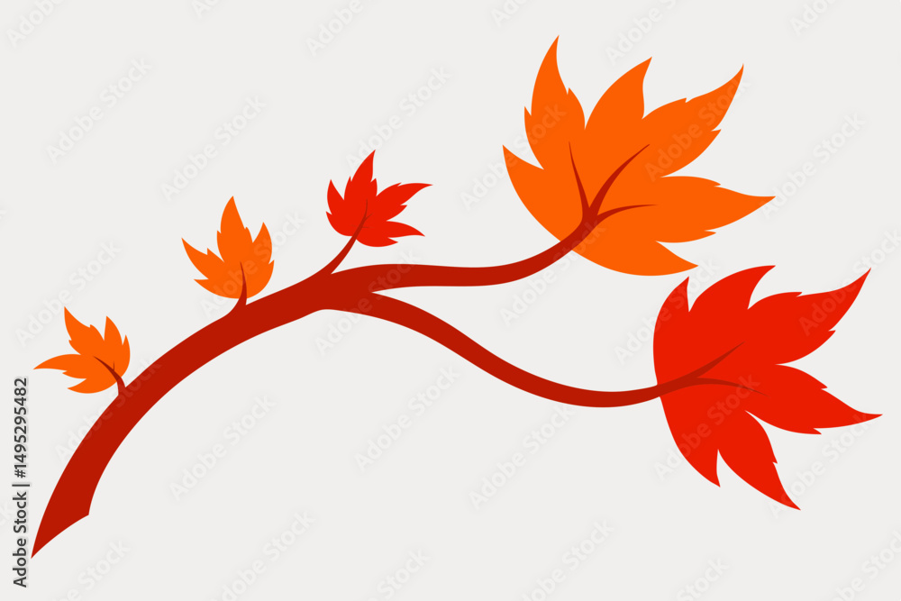 Fototapeta premium autumn leaves frame