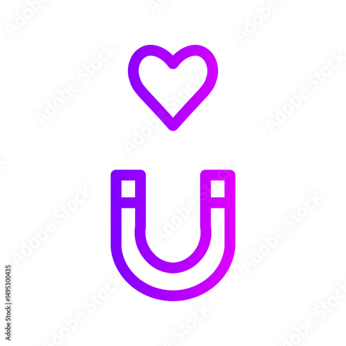 attractive gradient icon