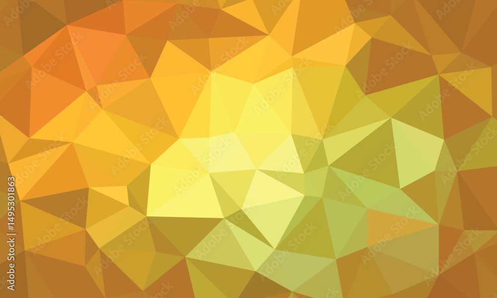 Bright yellow polygonal background, beautiful mosaic vector. Excellent as a background for the production of any printed product, advertising, or other design. Bright yellow polygonal background, beautiful mosaic vector. Excellent as a background for the production of any printed product, advertising, or other design.
