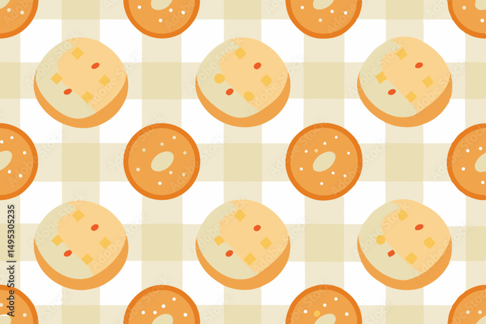 Fototapeta premium easter eggs seamless pattern