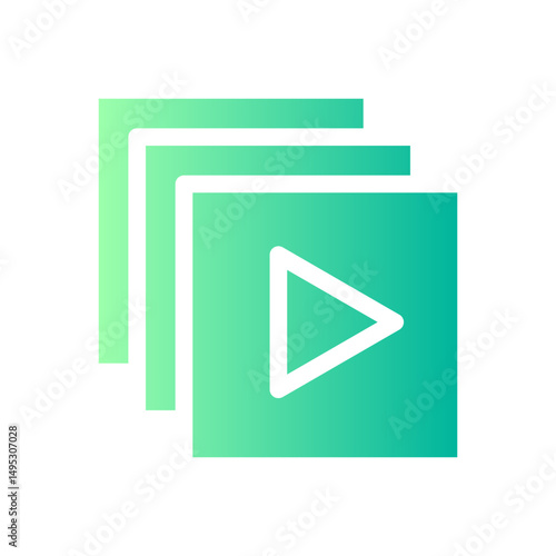 video gradient icon