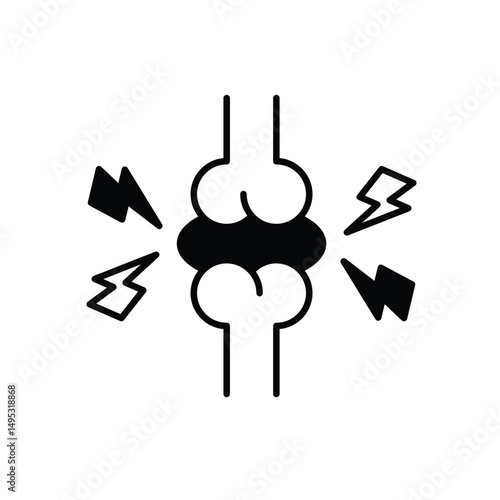 Joint Pain Icon vector