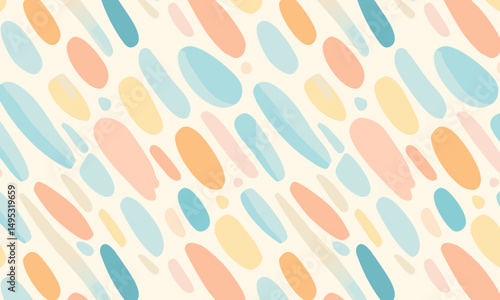 Colorful Abstract Shapes Seamless Texture