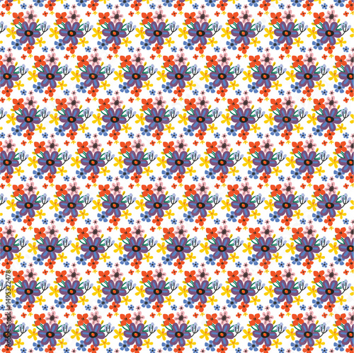 Elegant Botanical Seamless Pattern | High-Quality Vector Floral Design