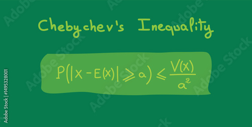Chebyshev's inequality Formula in Probability Theory.