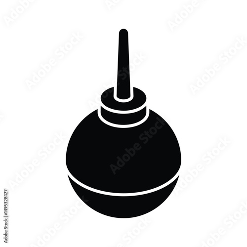 Premium isometric style icon for a medical aspirator
