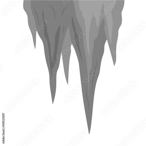 Stalactite and Stalagmite Illustration