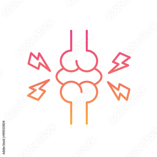 Joint Pain Icon vector