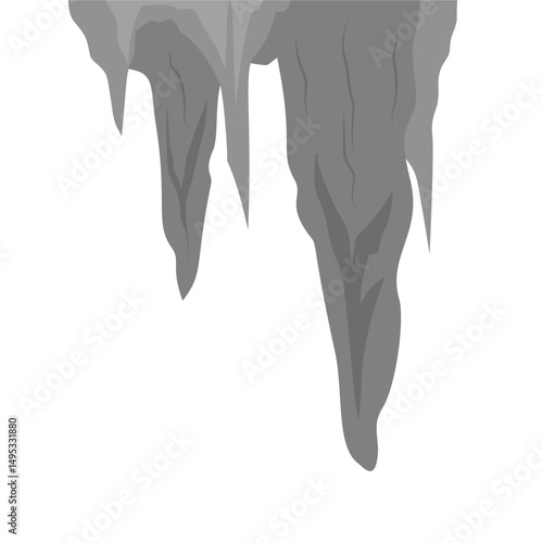 Stalactite and Stalagmite Illustration