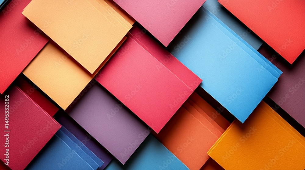 Colorful overlapping rectangles Colorful overlapping rectangles