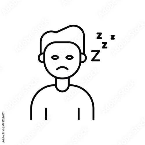 Insomnia Icon vector