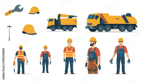 vector icons for builders