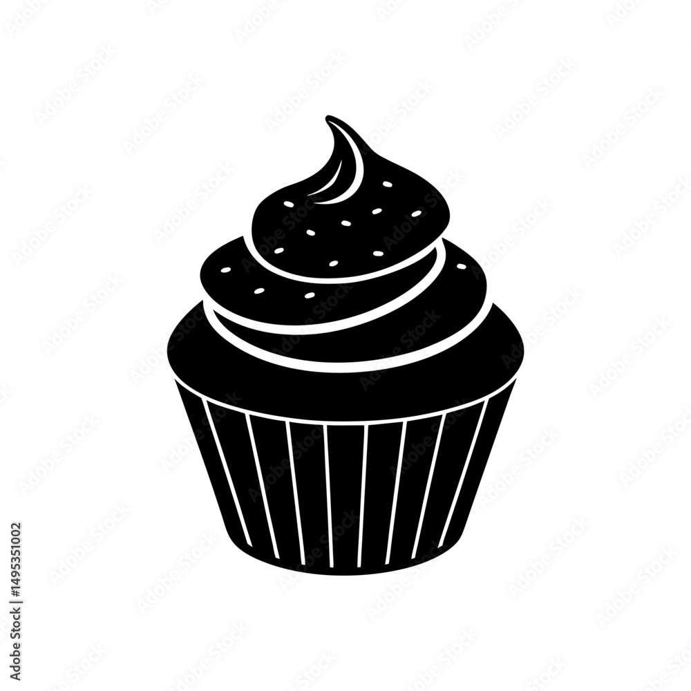 cupcake frosting peak on white background .svg cupcake frosting peak on white background .svg
