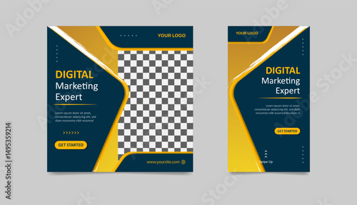 Social media and stories posh template