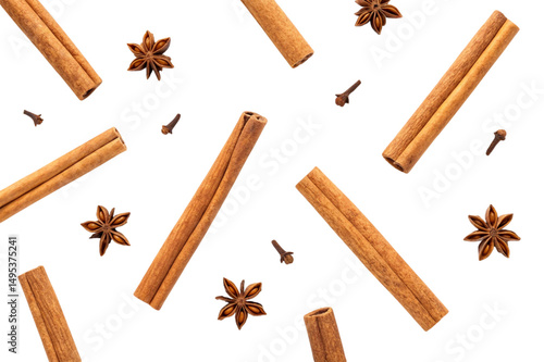 star anise and cinnamon sticks