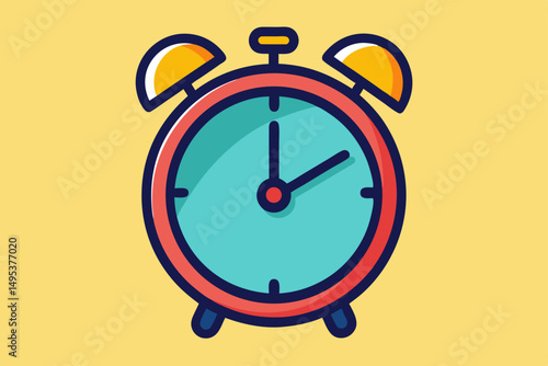 alarm clock vector illustration