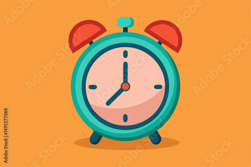 alarm clock vector illustration
