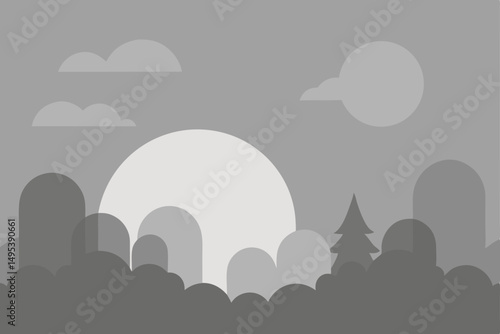 vector illustration of city