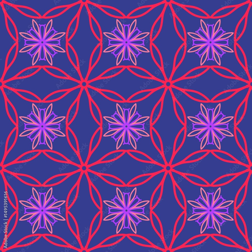 vector seamless pattern with flowers vector seamless pattern with flowers