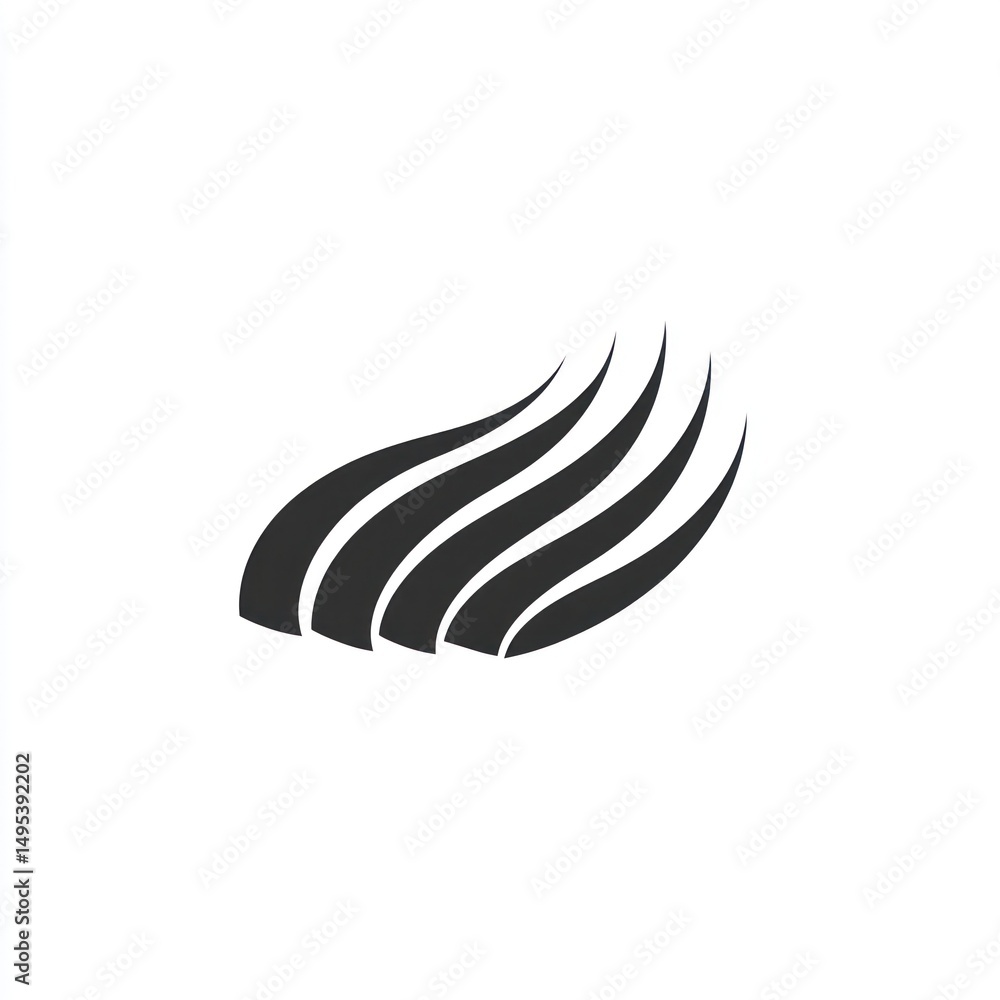 Abstract grass design, nature, growth, eco-friendly, website icon Abstract grass design, nature, growth, eco-friendly, website icon