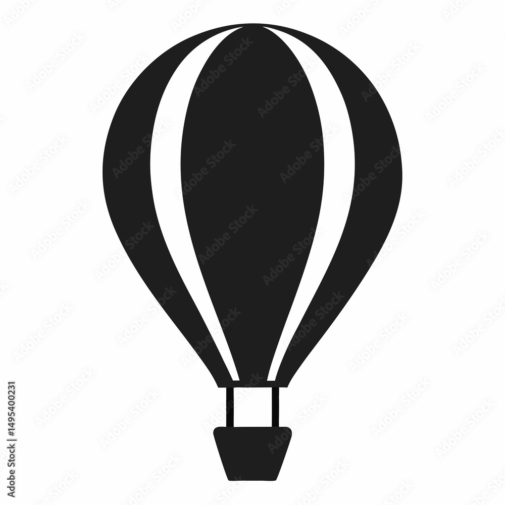 Obraz premium hot air balloon vector illustration