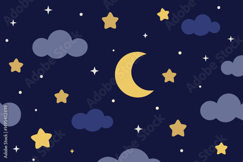 night sky with stars