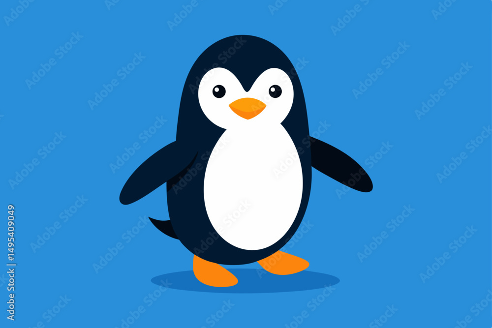 Fototapeta premium penguin on the beach