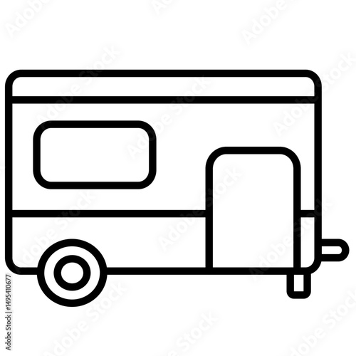 campervan vector illustration