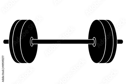 dumbbell isolated on white background