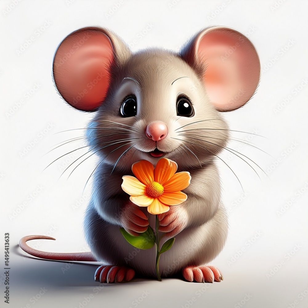 Obraz premium Niedliches Mäuschen