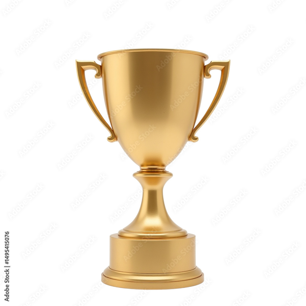 Golden trophy award achievement recognition victory celebration success sports competition symbol Golden trophy award achievement recognition victory celebration success sports competition symbol