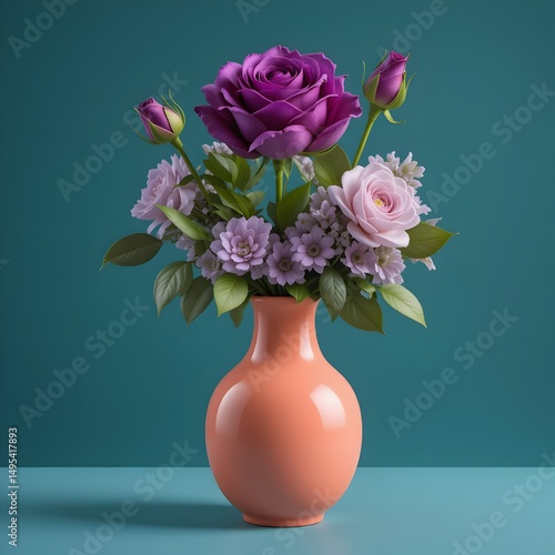 3D  beautiful flowers 